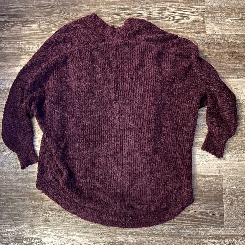 Express Fuzzy Oversized Slouchy Cocoon Open Cardi… - image 5